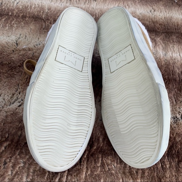 Marc Fisher Miranda Slip On Suede Sherpa Sneaker - Picture 9 of 9